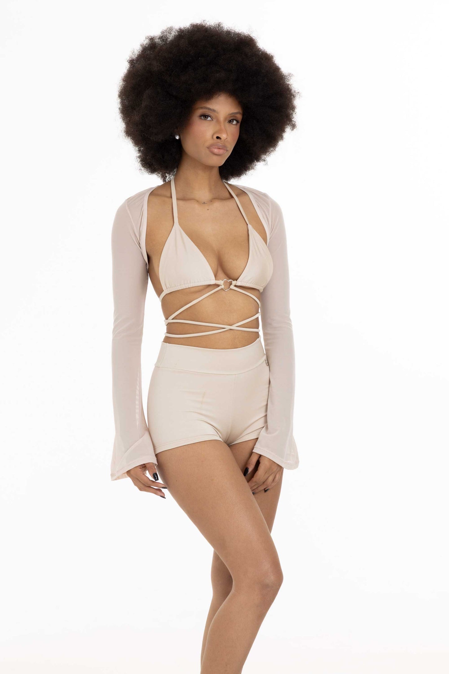 BIKINI TIE DUNE + SHORTS