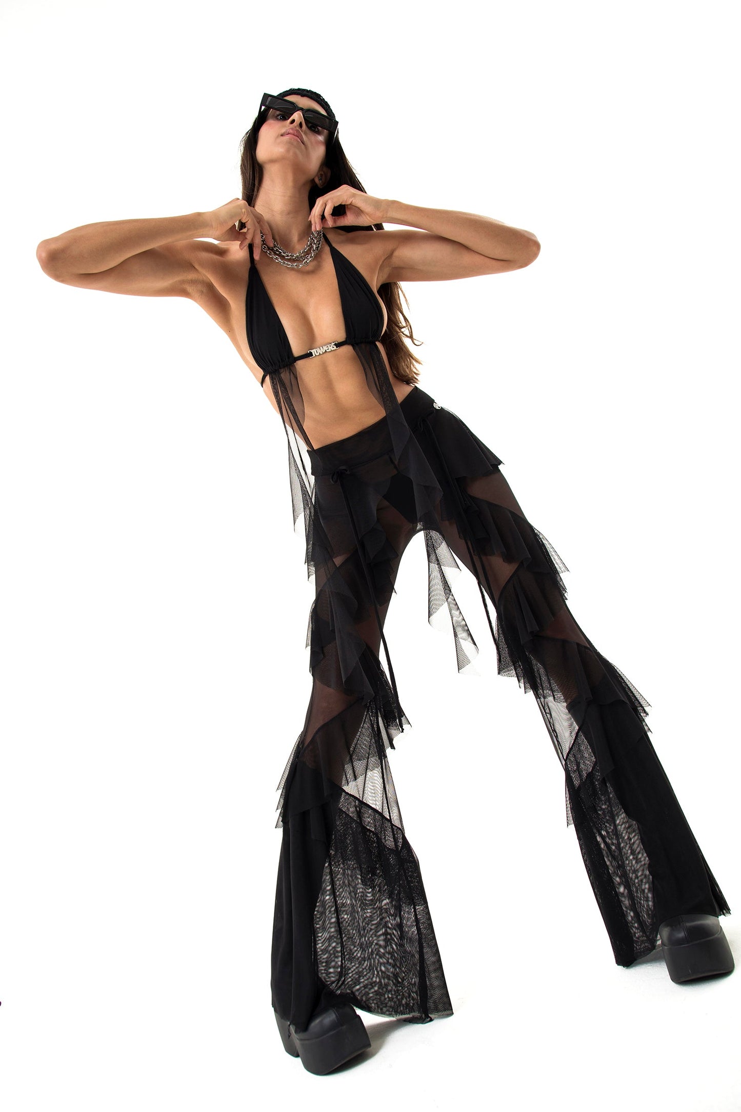SET RUFFLE BLACK
