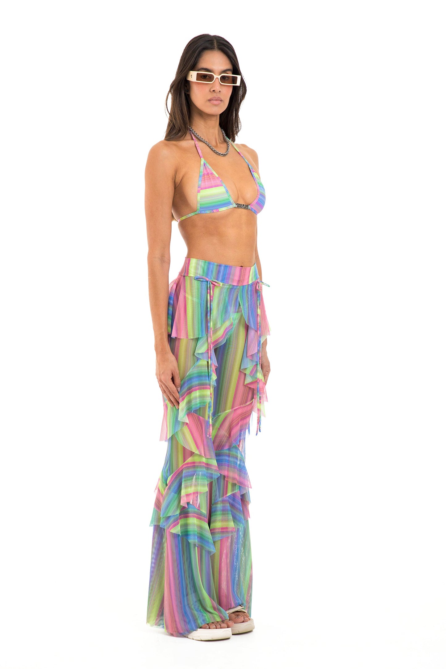 WILD RUFFLE PANTS