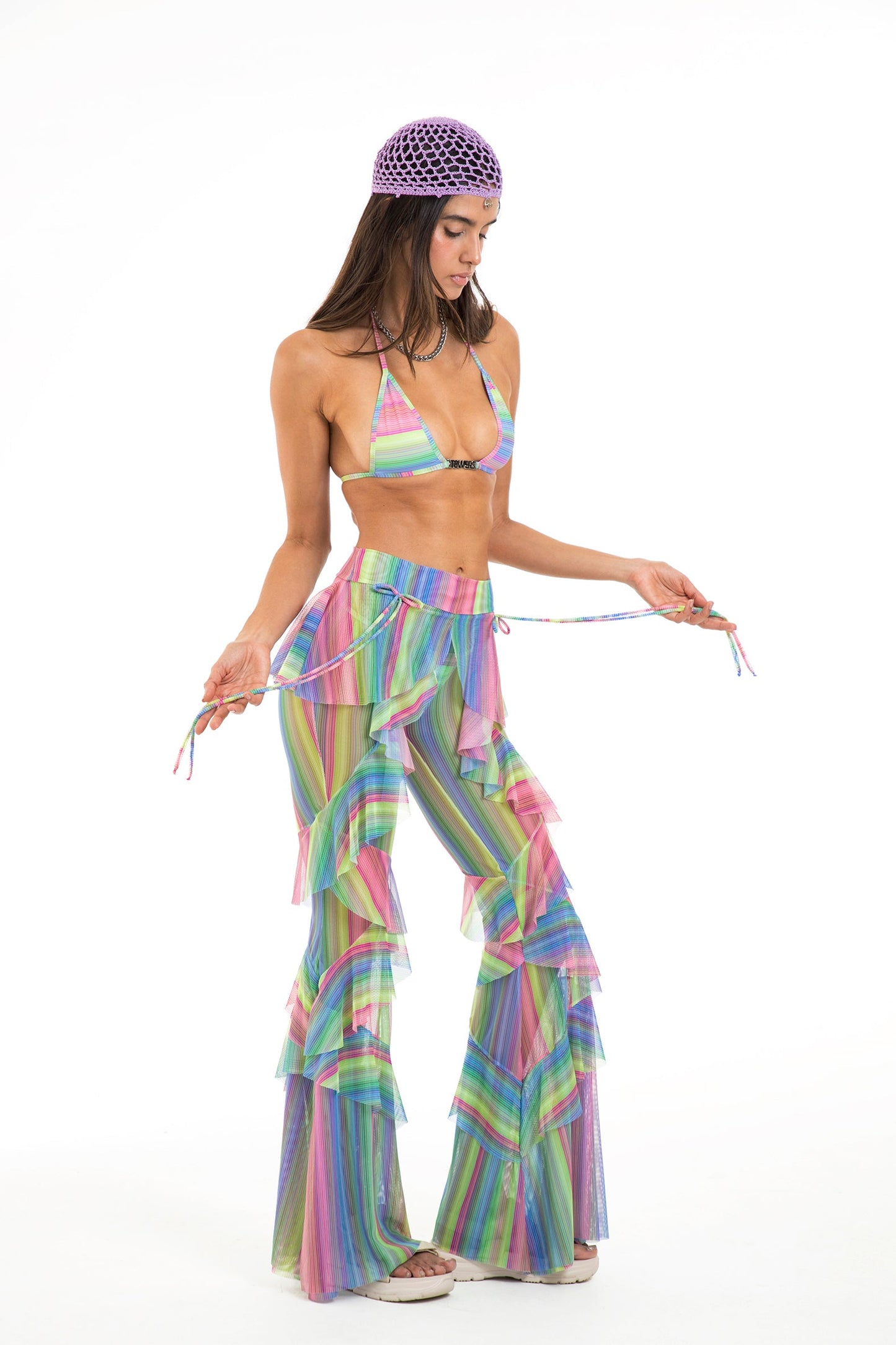 WILD RUFFLE PANTS
