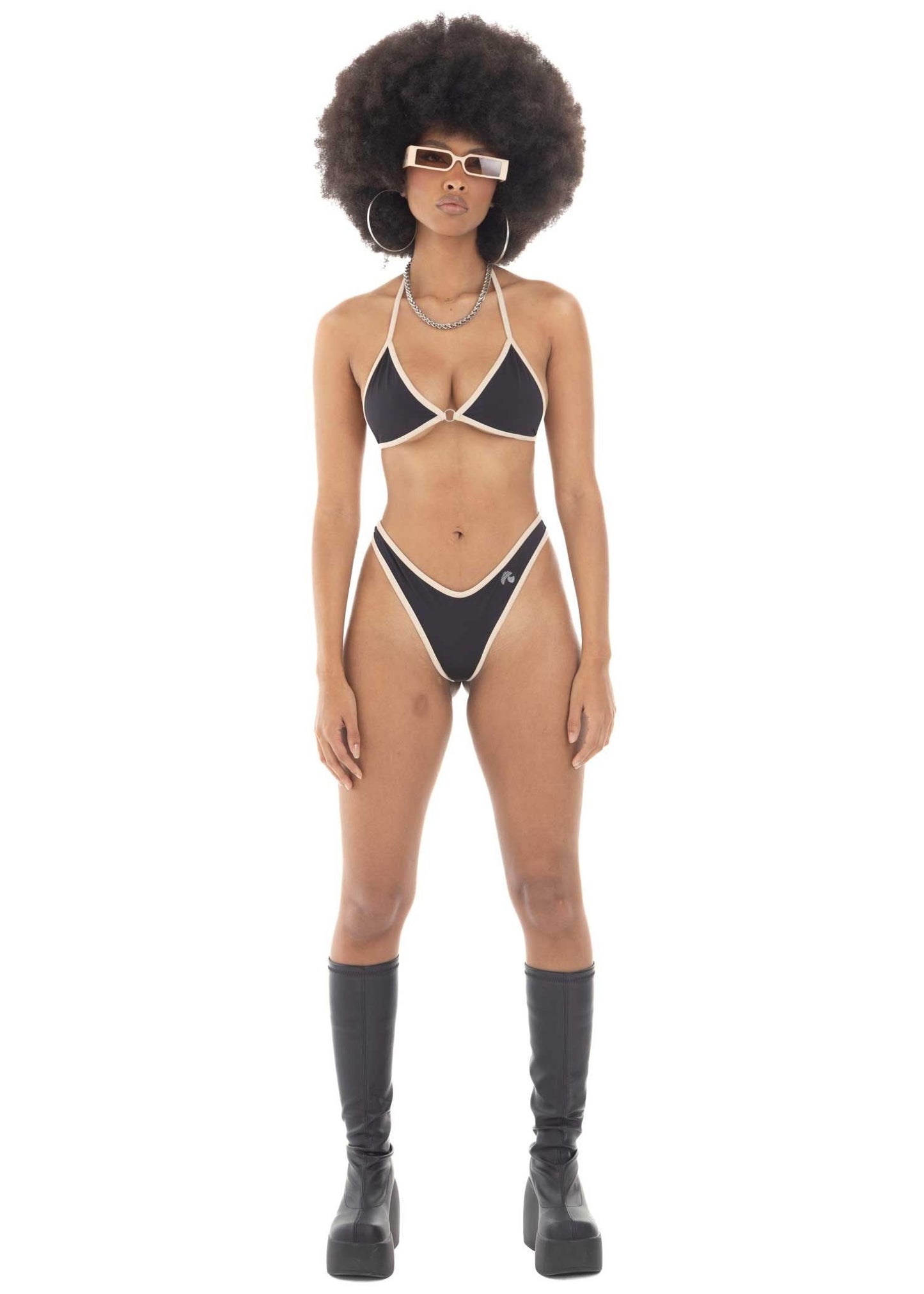 BIKINI UNBASIC BLACK/BONE