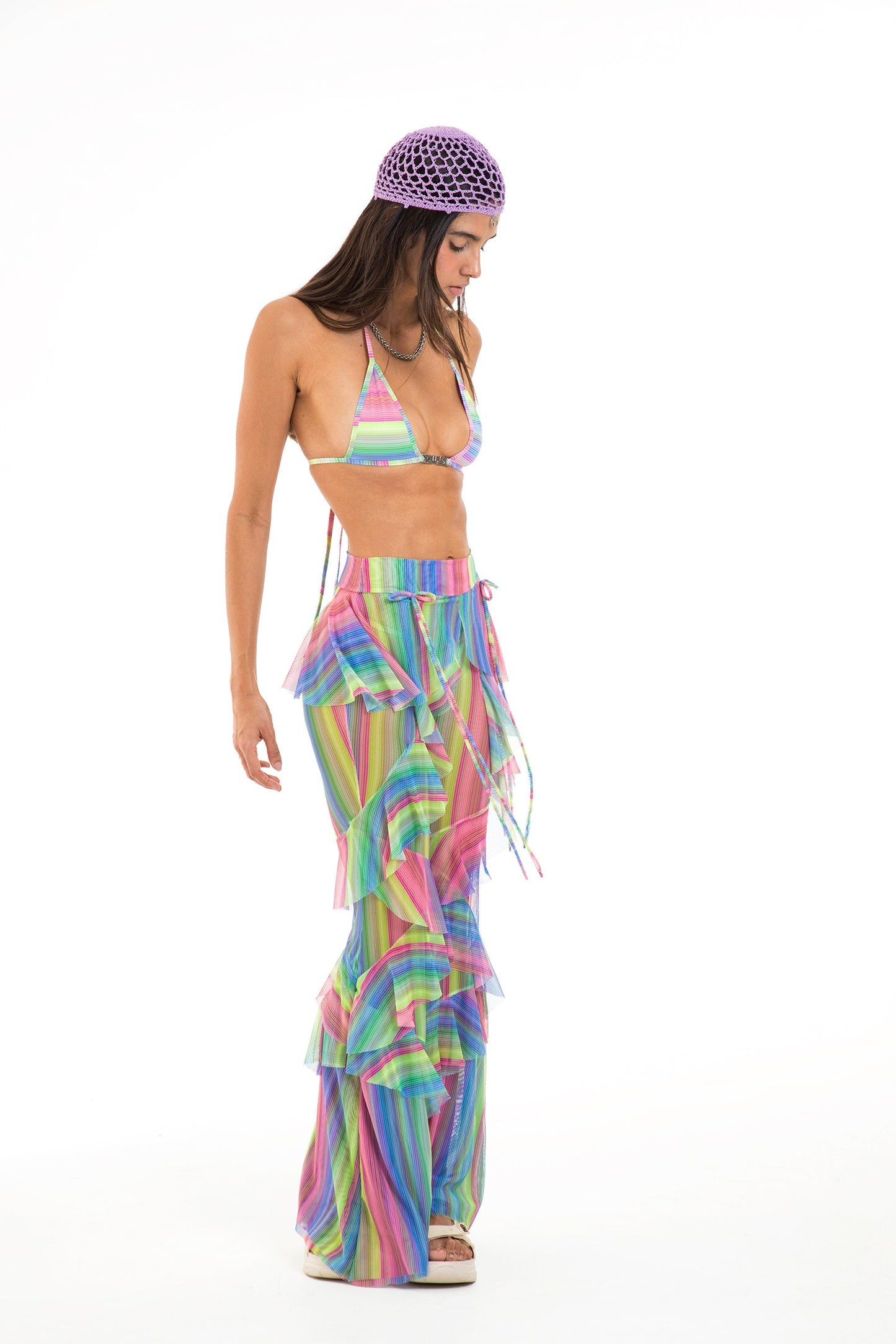 WILD RUFFLE PANTS