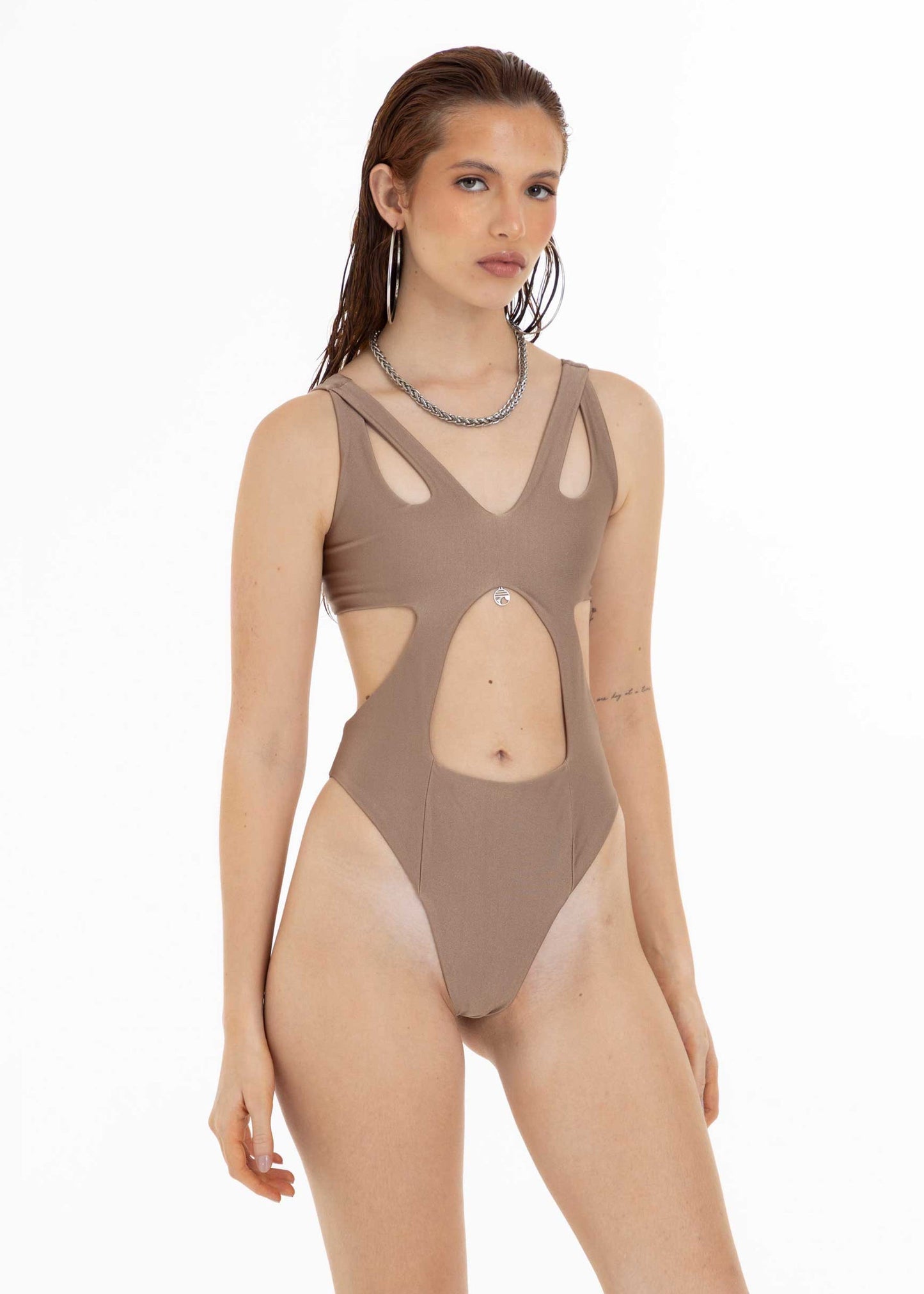 SWIMSUIT SHELL COCOA