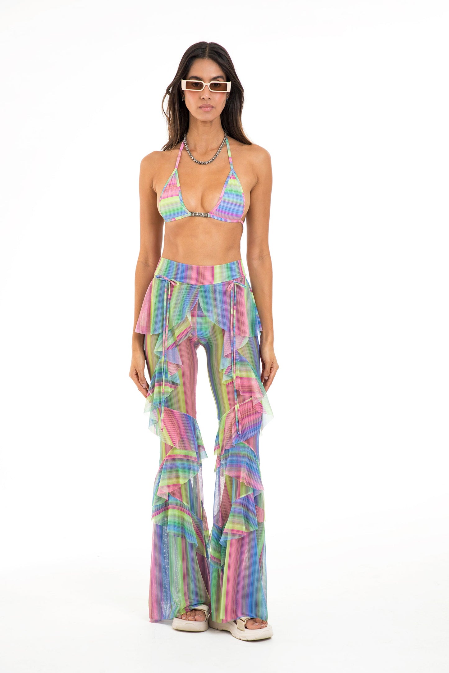 WILD RUFFLE PANTS
