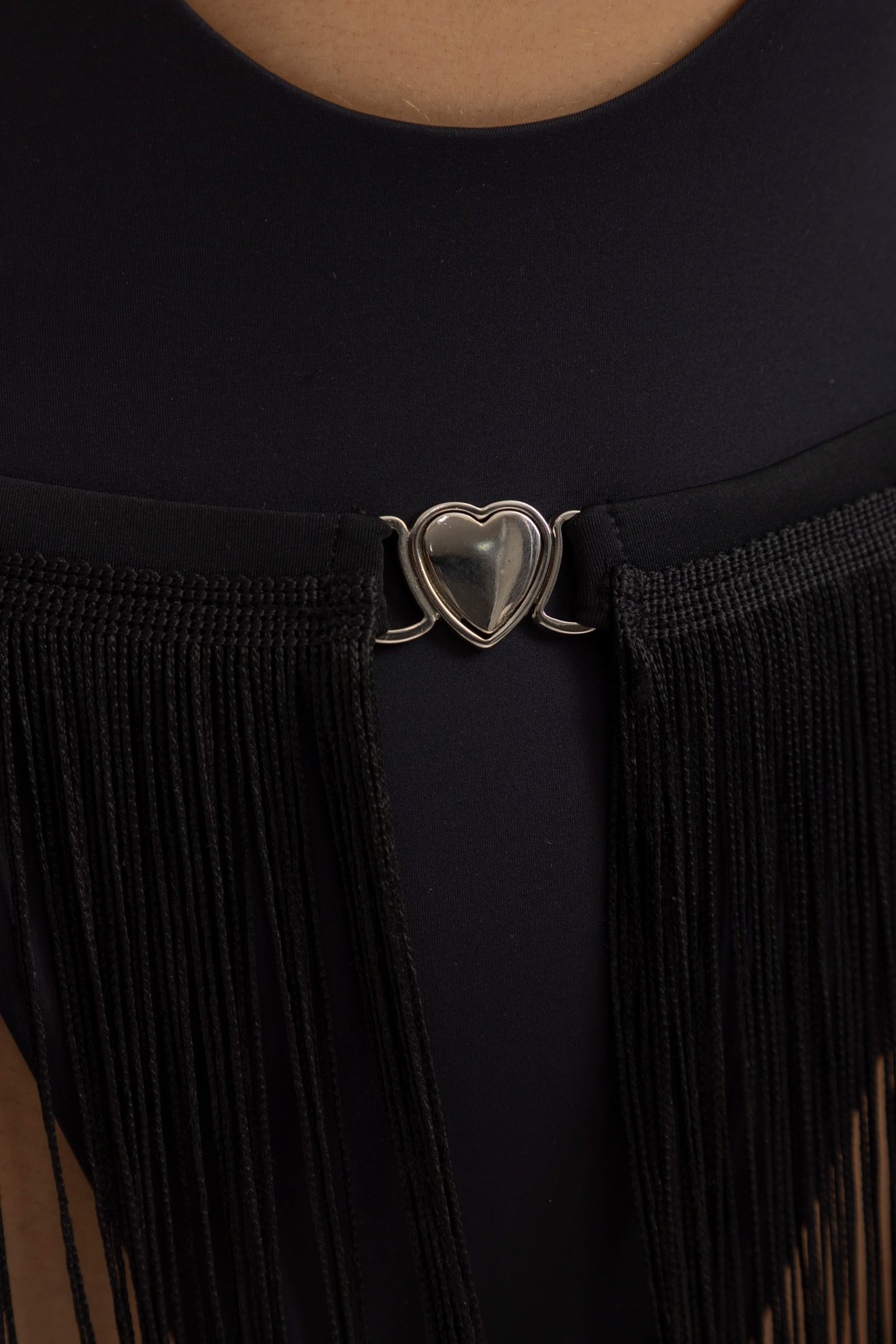 BLACK FLECOS SKIRT