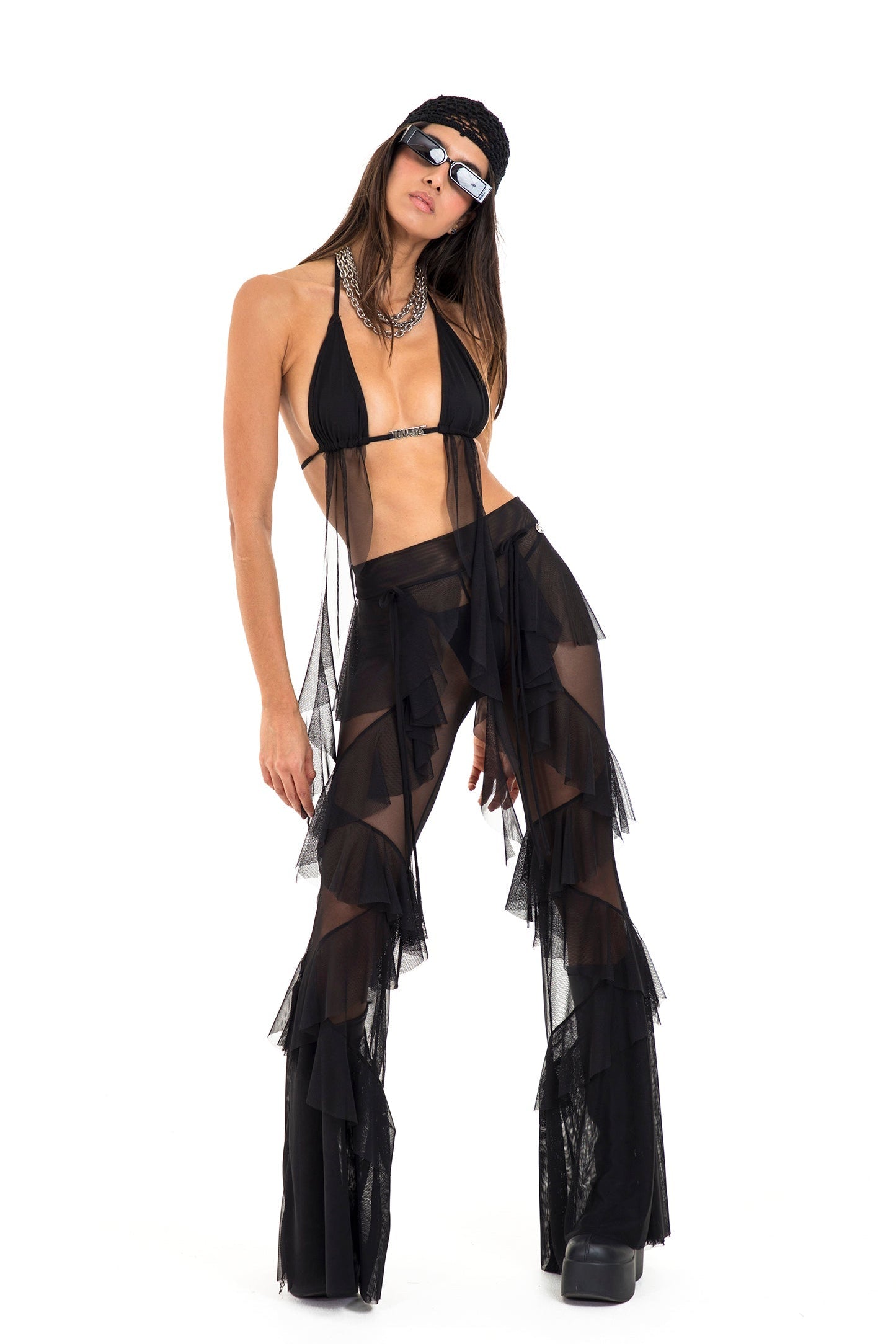 SET RUFFLE BLACK