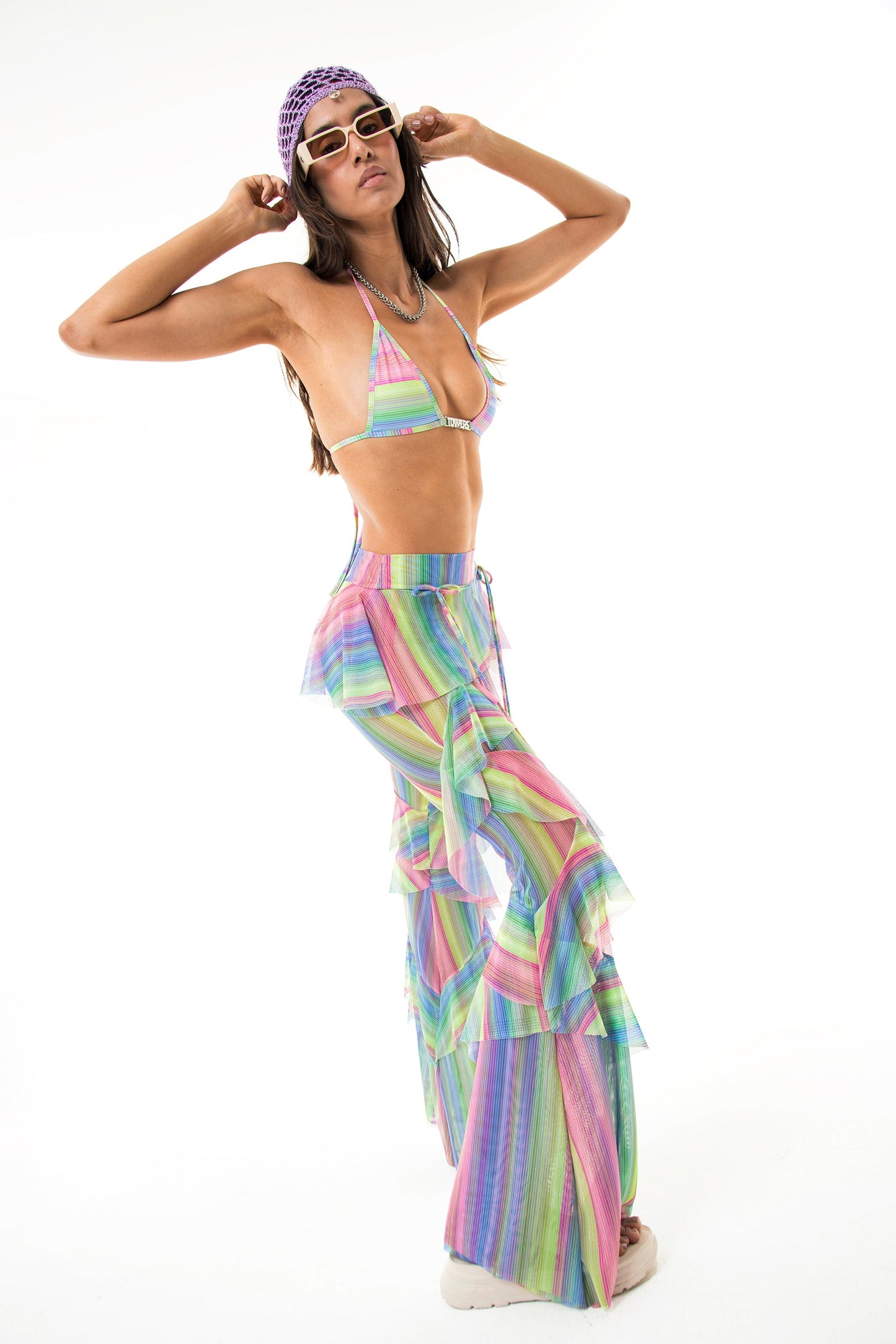 WILD RUFFLE PANTS