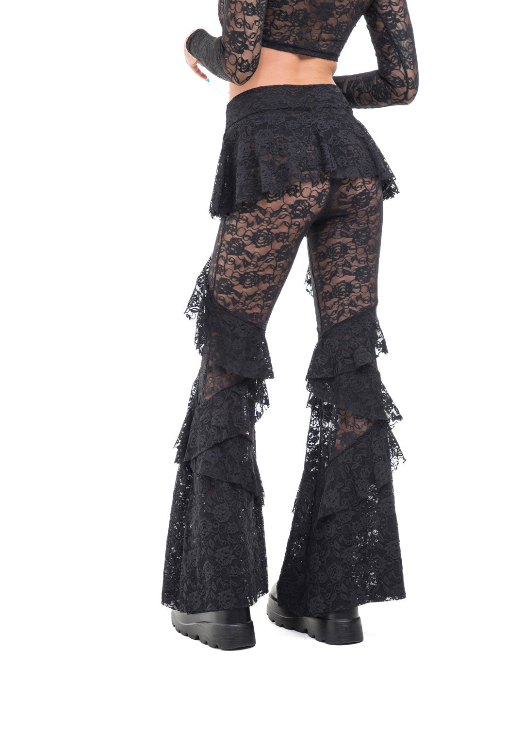 VEIL RUFFLE PANTS