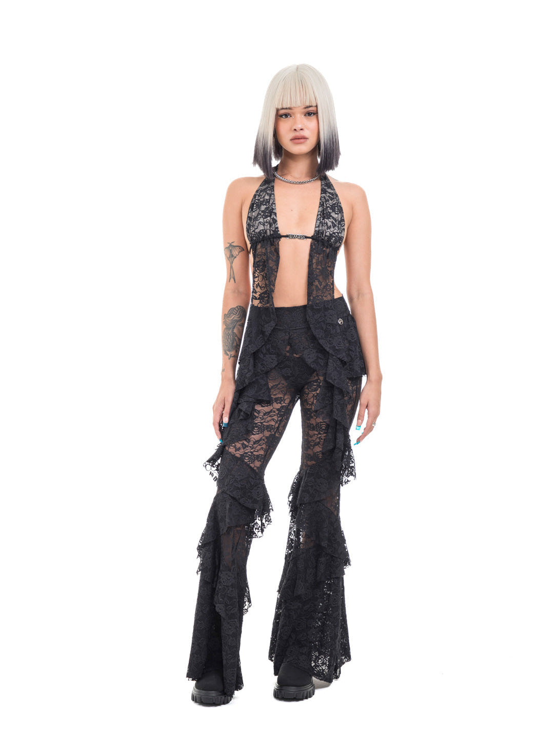 VEIL RUFFLE PANTS