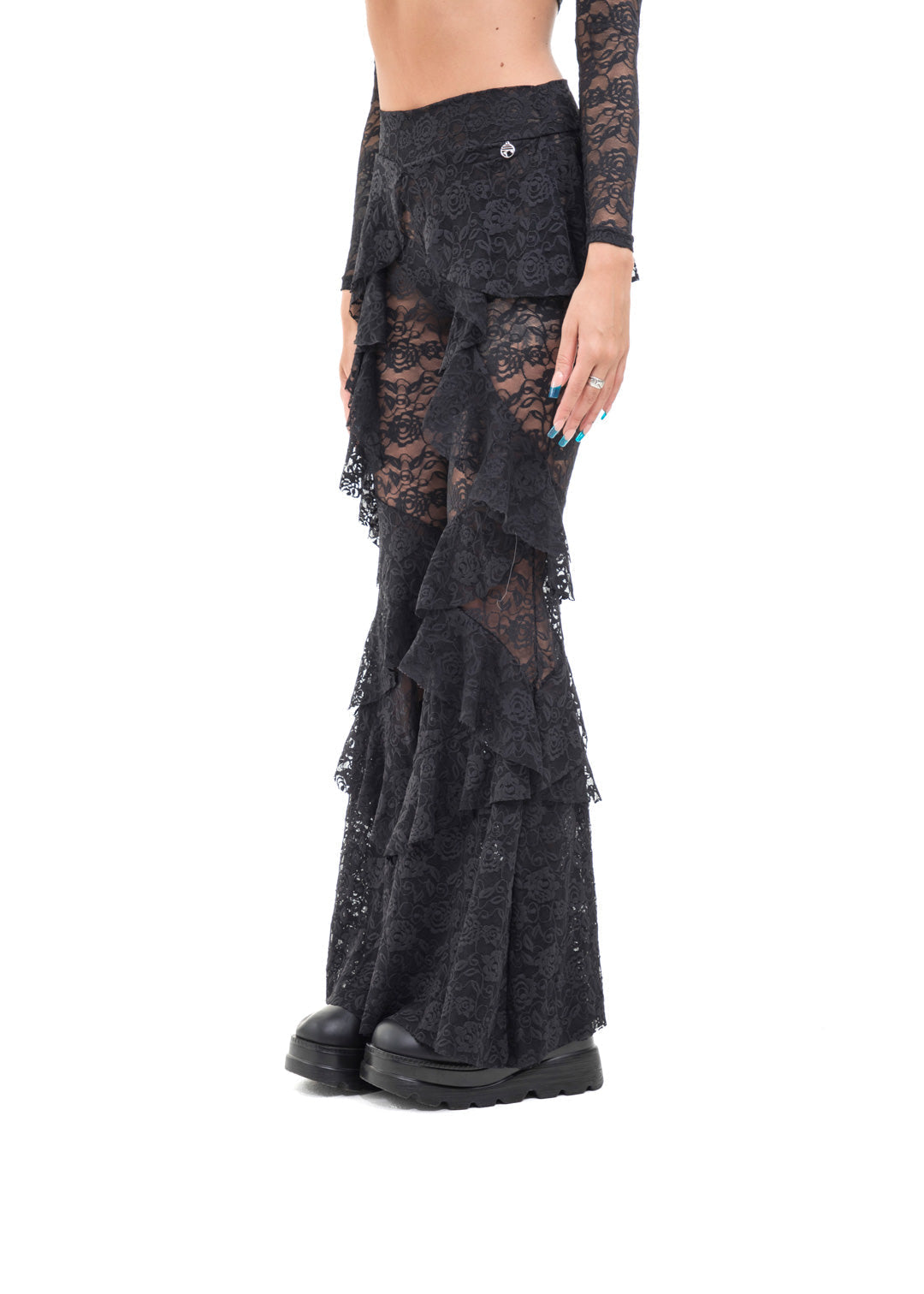 VEIL RUFFLE PANTS