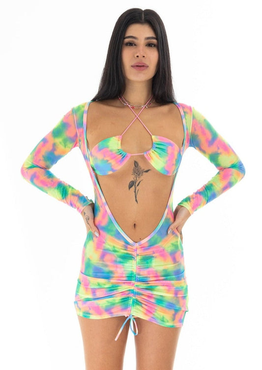 COTTON CANDY HOLE DRESS